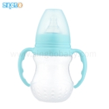 8oz/210ml Wide Neck Baby Plastic Bottle With Round Base